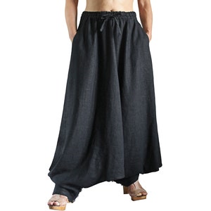 Soft Hemp Loose Skirt like Aladdin Pants SNN-006-01 - Etsy