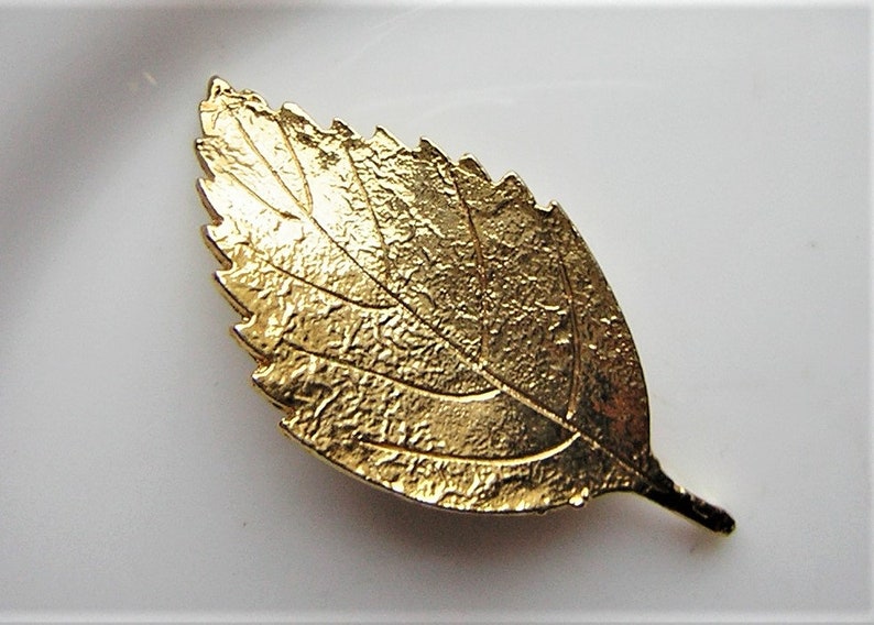 mint condition golden color leaf 2 good quality Fancy brooch
