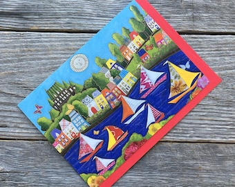 Carte De Voeux Avec Paysage Etsy