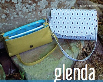 Swoon Patterns: Glenda Convertible Clutch - PDF Bag Purse Clutch Sewing Pattern