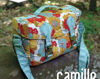 Swoon Patterns: Camille Camera Bag - PDF Bag DSLR SLR Camera Handbag Sewing Pattern