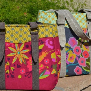 Swoon Patterns: Evelyn Tote & Handbag PDF Tote Bag Purse Sewing Pattern image 3