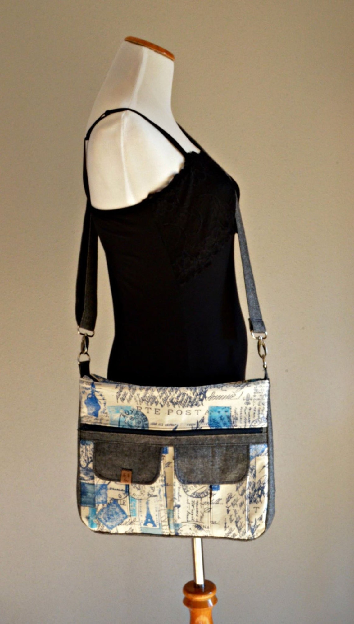 Swoon Patterns Sydney Crossbody Bag PDF Vintage Large Etsy
