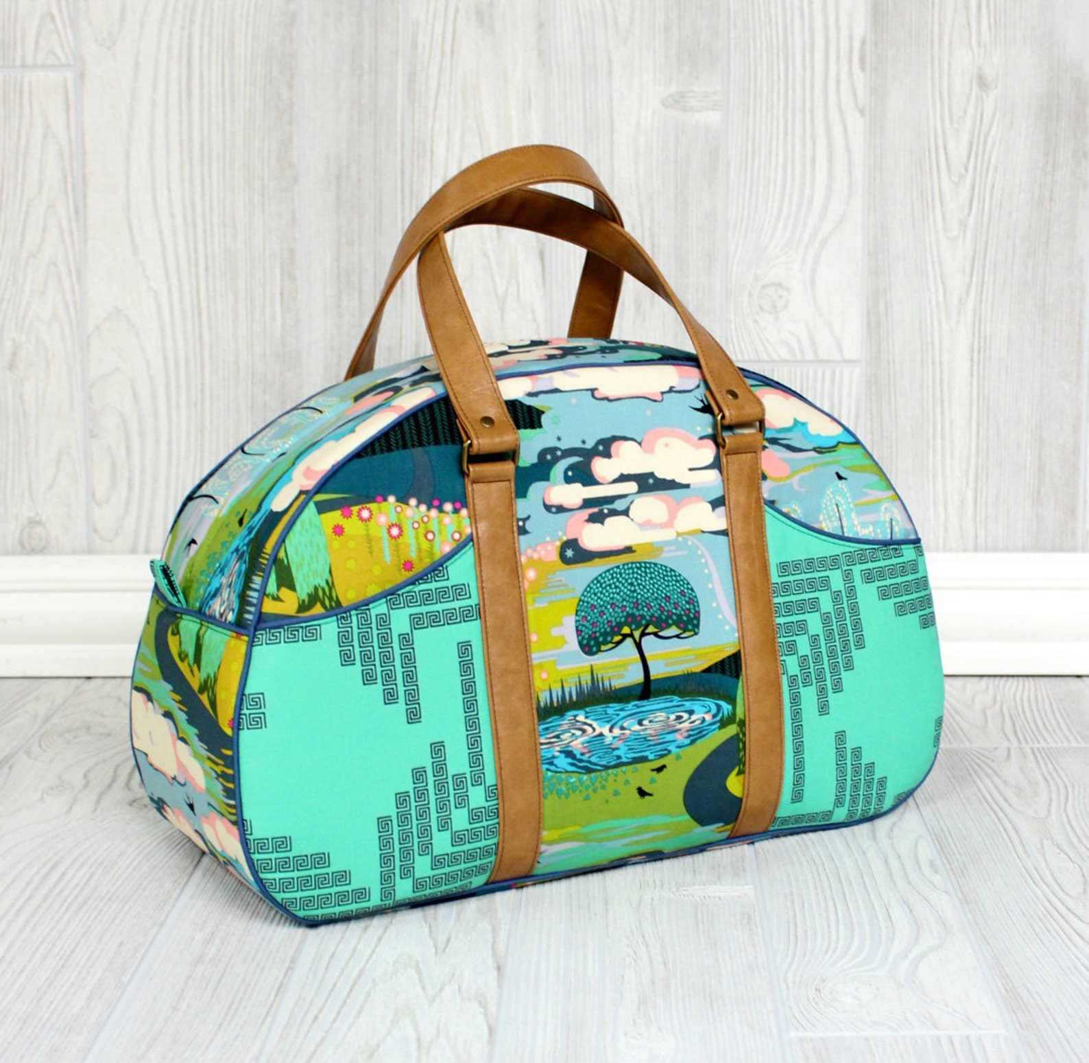 Swoon Patterns Betty Bowler PDF Bowling Bag Purse Travel Etsy