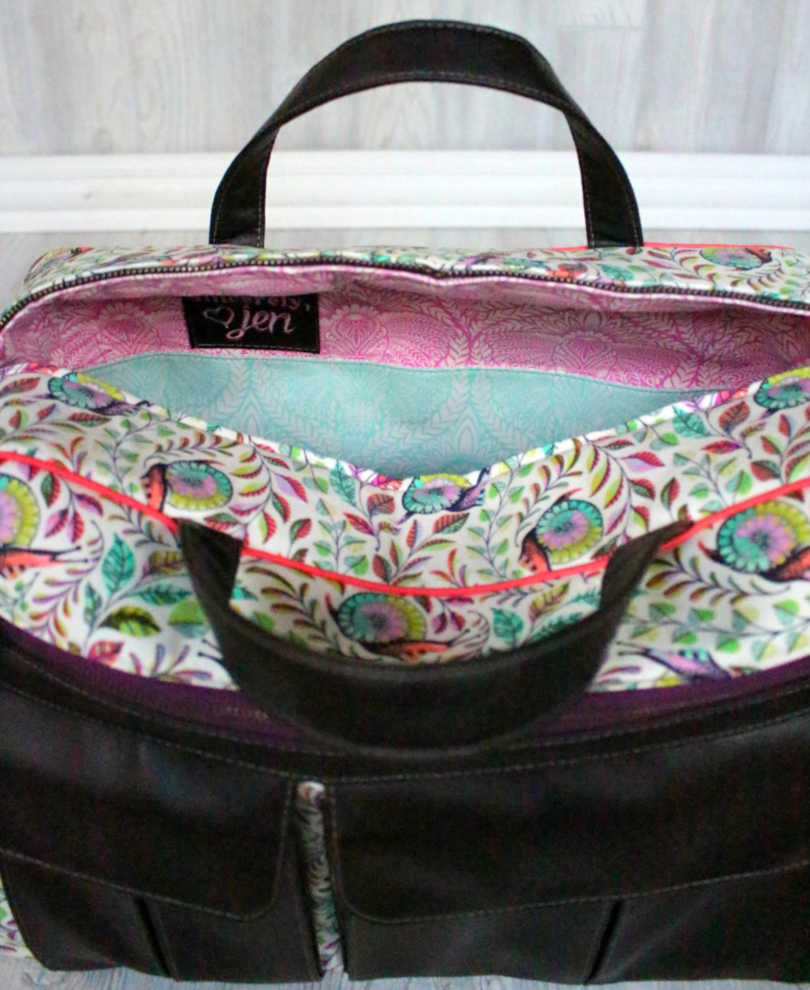 Swoon Patterns Stella Weekender Bag PDF Bag Purse Weekender Etsy