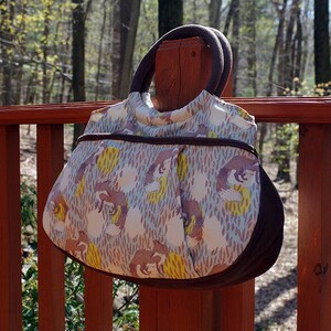 Swoon Patterns: Julie Ring Top Handbag PDF Vintage Bag Purse Handbag Sewing Pattern image 2