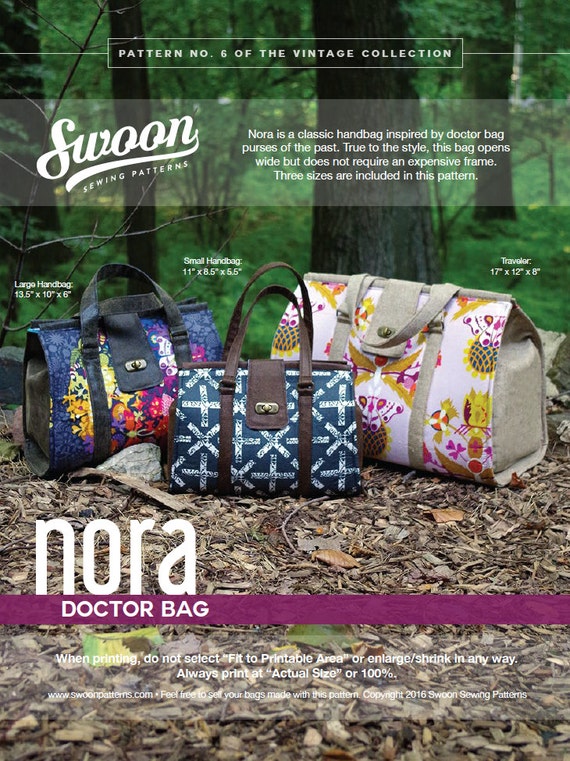 Swoon Patterns: India Hobo Bag PDF Hobo Bag Purse Sewing 