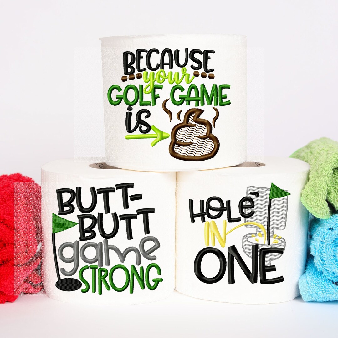 Golf Toilet Paper Gag Gift Gift for Golfer Golf Gag Gift Etsy