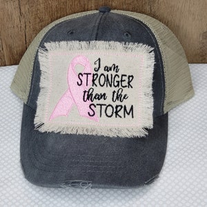 I Am Stronger Than The Storm Chemo Headwear