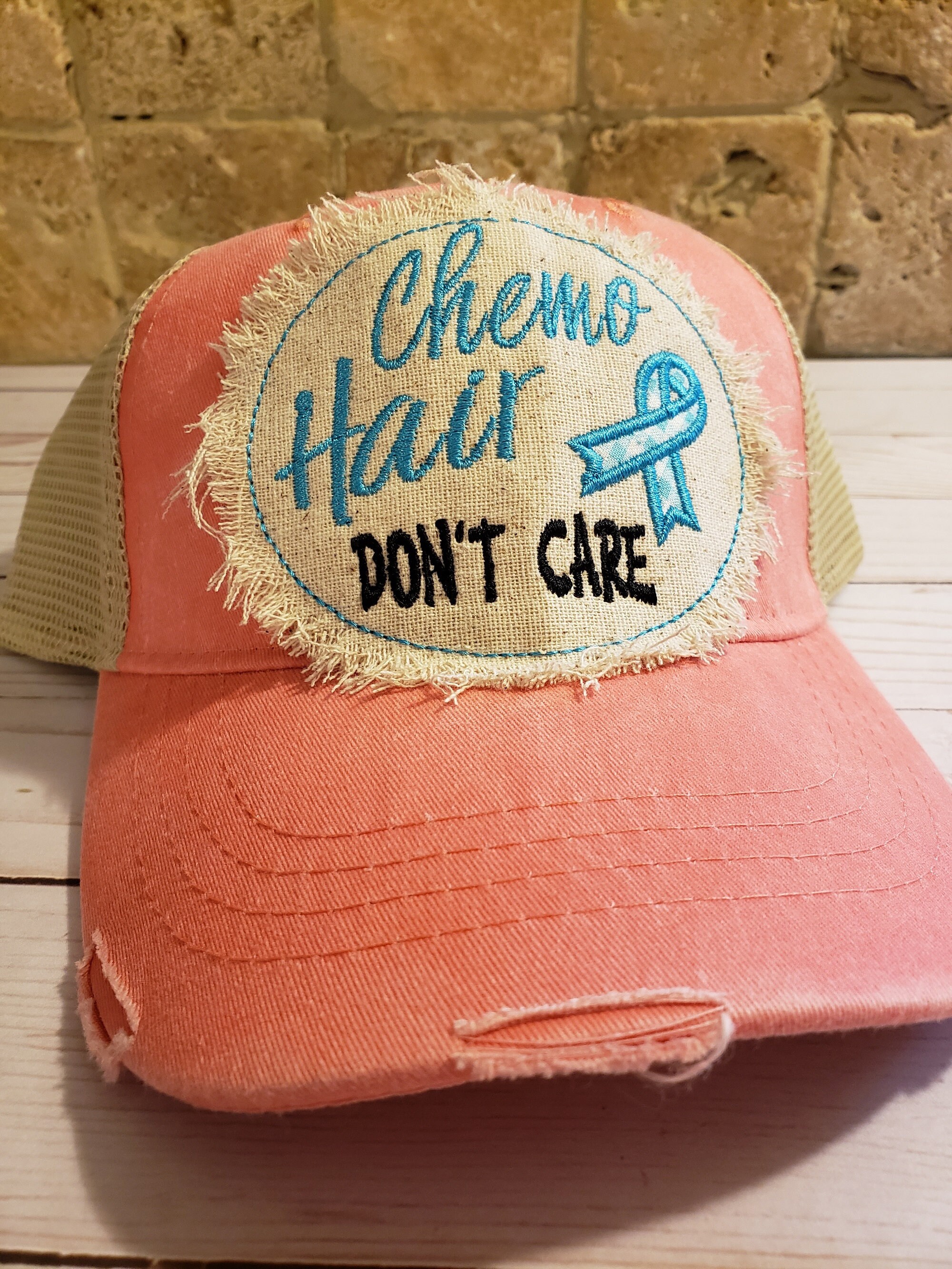 Chemo Hair Baseball Cap Chemo Headwear 