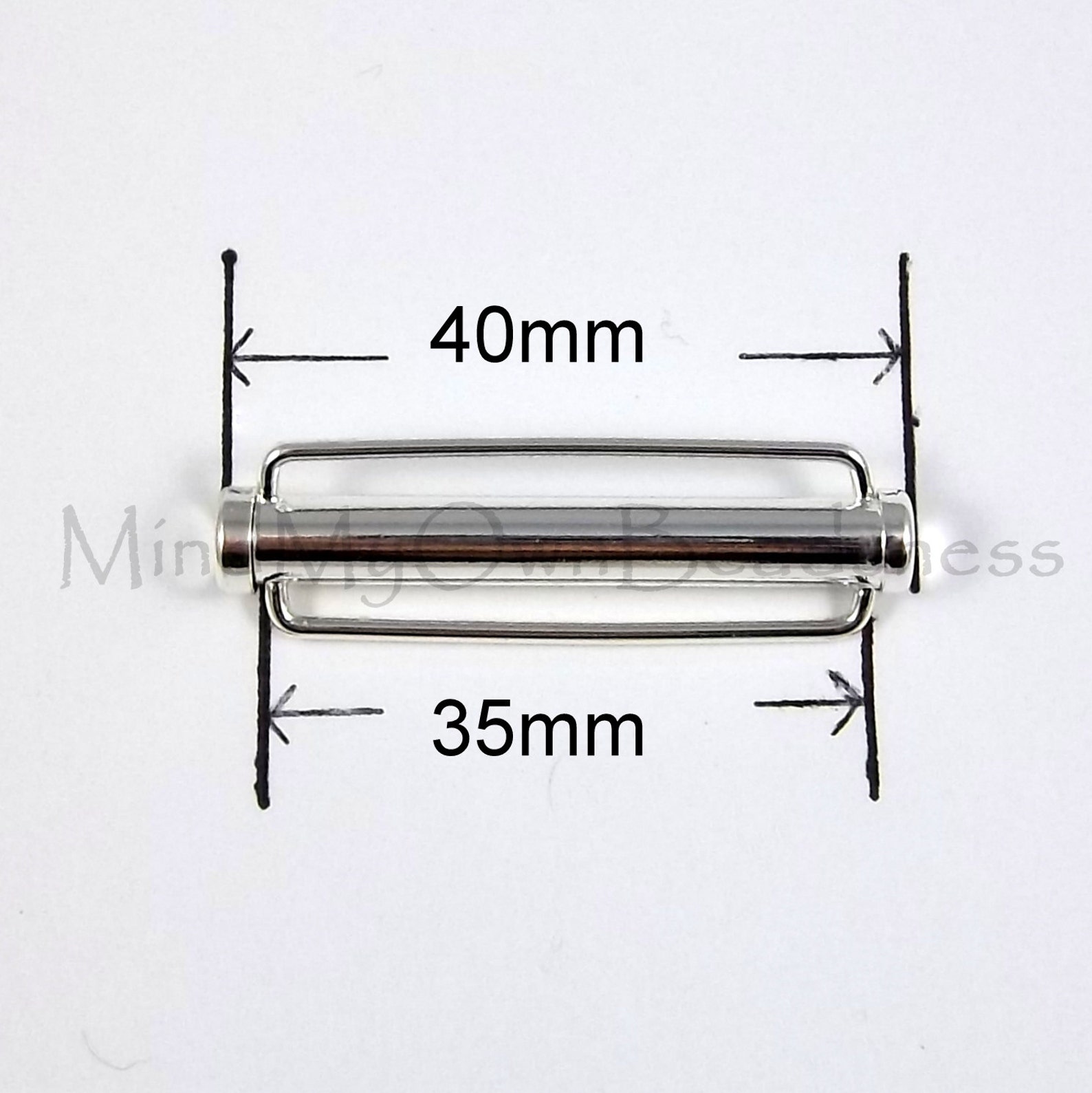 Clasp Slide Lock Tube Clasp With Bar 40mm X 1pc Etsy
