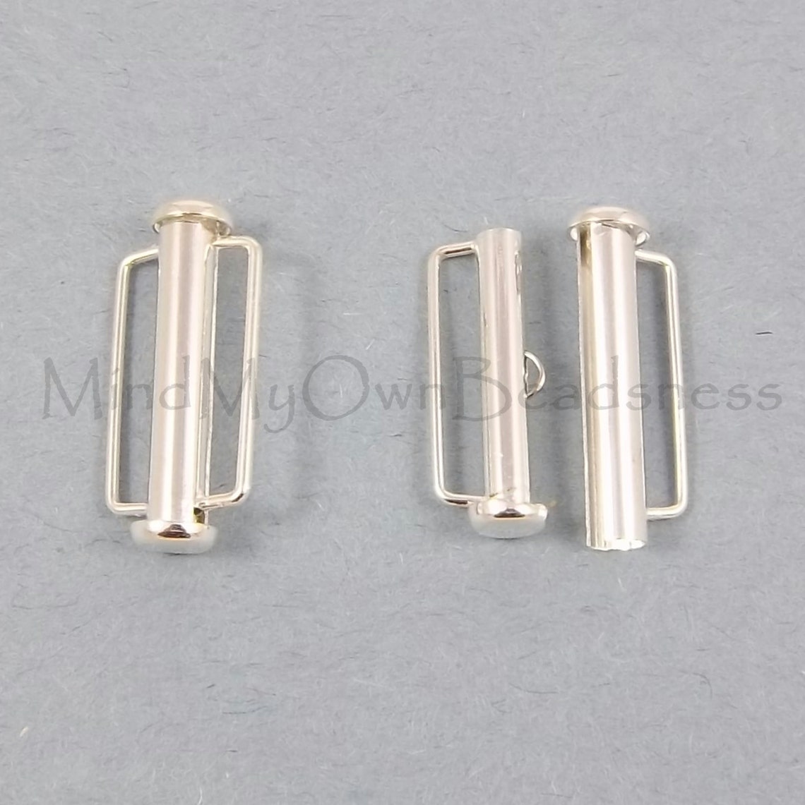 Clasp Slide Lock Tube Clasp With Bar 30mm X 1pc Etsy