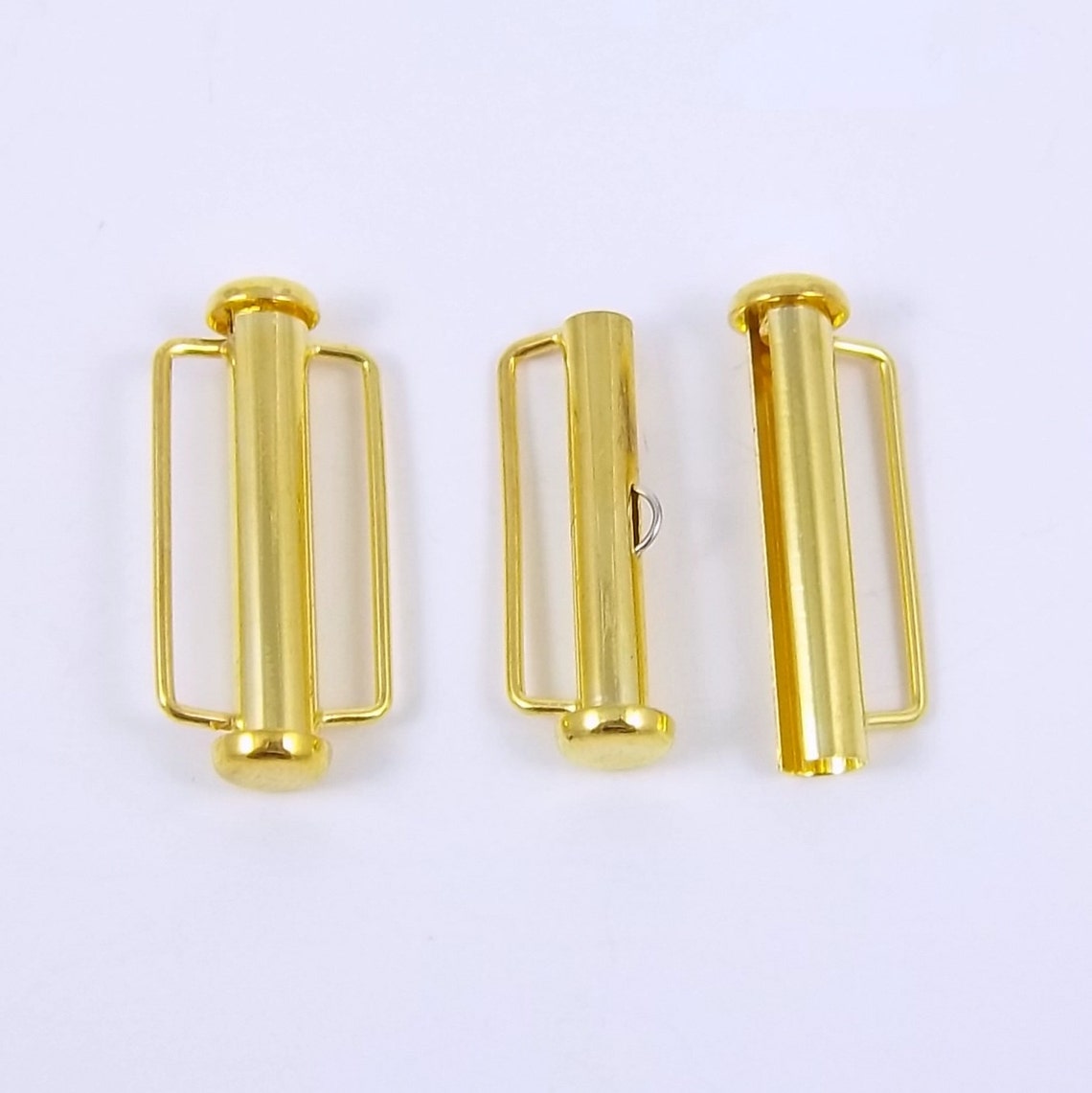 Clasp Slide Lock Tube Clasp With Bar 30mm X 1pc Etsy