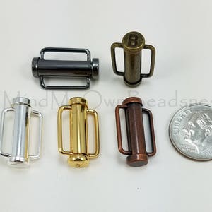 Clasp - Slide Lock - Tube Clasp with Bar 20mm x 1pc