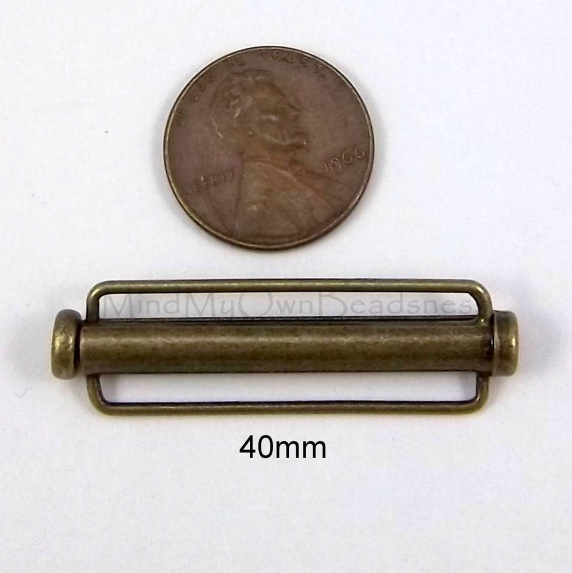 Clasp Slide Lock Tube Clasp With Bar 40mm X 1pc Etsy