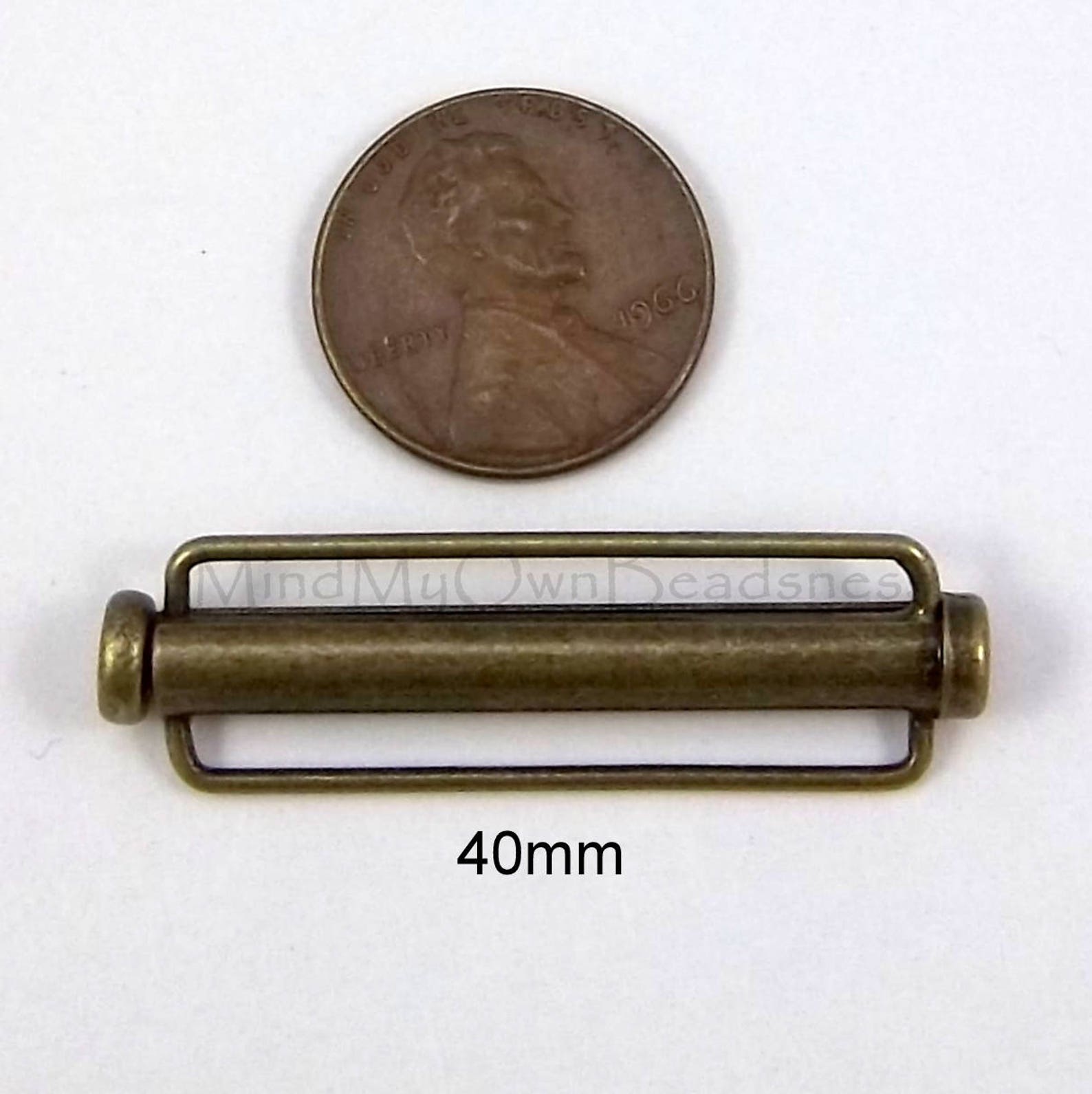 Clasp Slide Lock Tube Clasp With Bar 40mm X 1pc Etsy