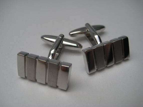 Vintage Silvertone Stratton Cufflinks - image 1