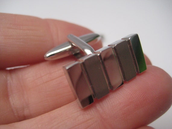 Vintage Silvertone Stratton Cufflinks - image 3