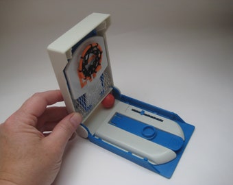 Vintage 1990er Jahre Pocket Fold Out Basketball Spiel WINTECH