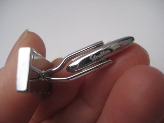 Vintage Silvertone Stratton Cufflinks - image 2