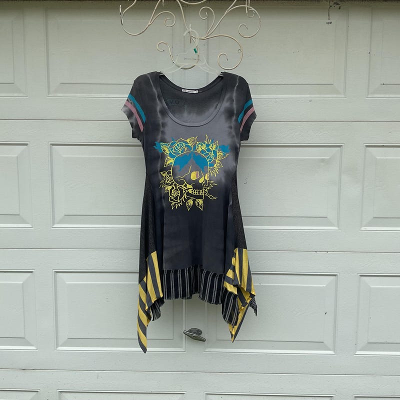 Skull Rose Short Dress - Etsy