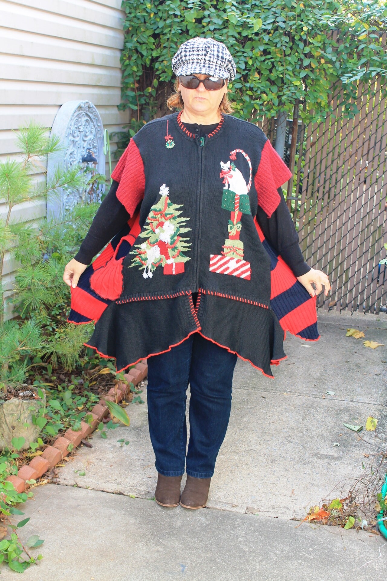 Vintage X-mas Sweater Vest Ugly 