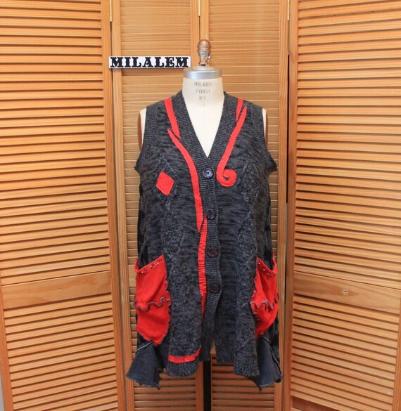 plus sweater vest