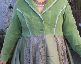 ジャケット・アウター DRESS HIPPY \"DH-STADIUM COAT\" Bohemian Coat Dress XL Fairy Goddess Duster Fantasy Gothic