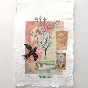 ORIGINAL COLLAGE ***Original ART***Mixed media***one of a kind