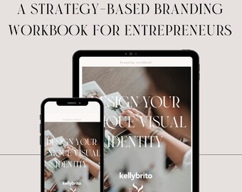 Branding Design Workbook, how to design a brand identity, brand identity and brand strategy workbook