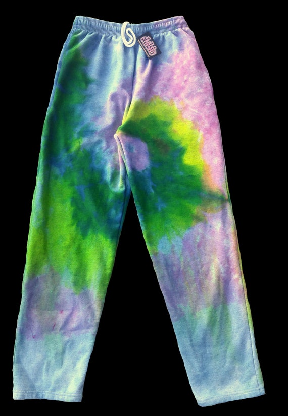 Pastel Spiral Tie Dye Fleece Sweat 