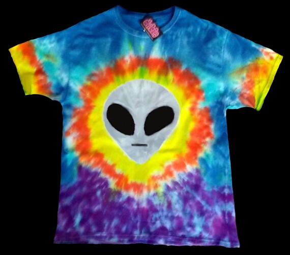 UFO Experience Alien Tie Dye | Etsy Ireland