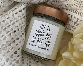 Big Wick Energy Vanilla Soy Candle | 6oz Jar