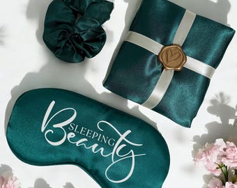 Personalized Satin Sleep Set – Sleeping Beauty Gift Box