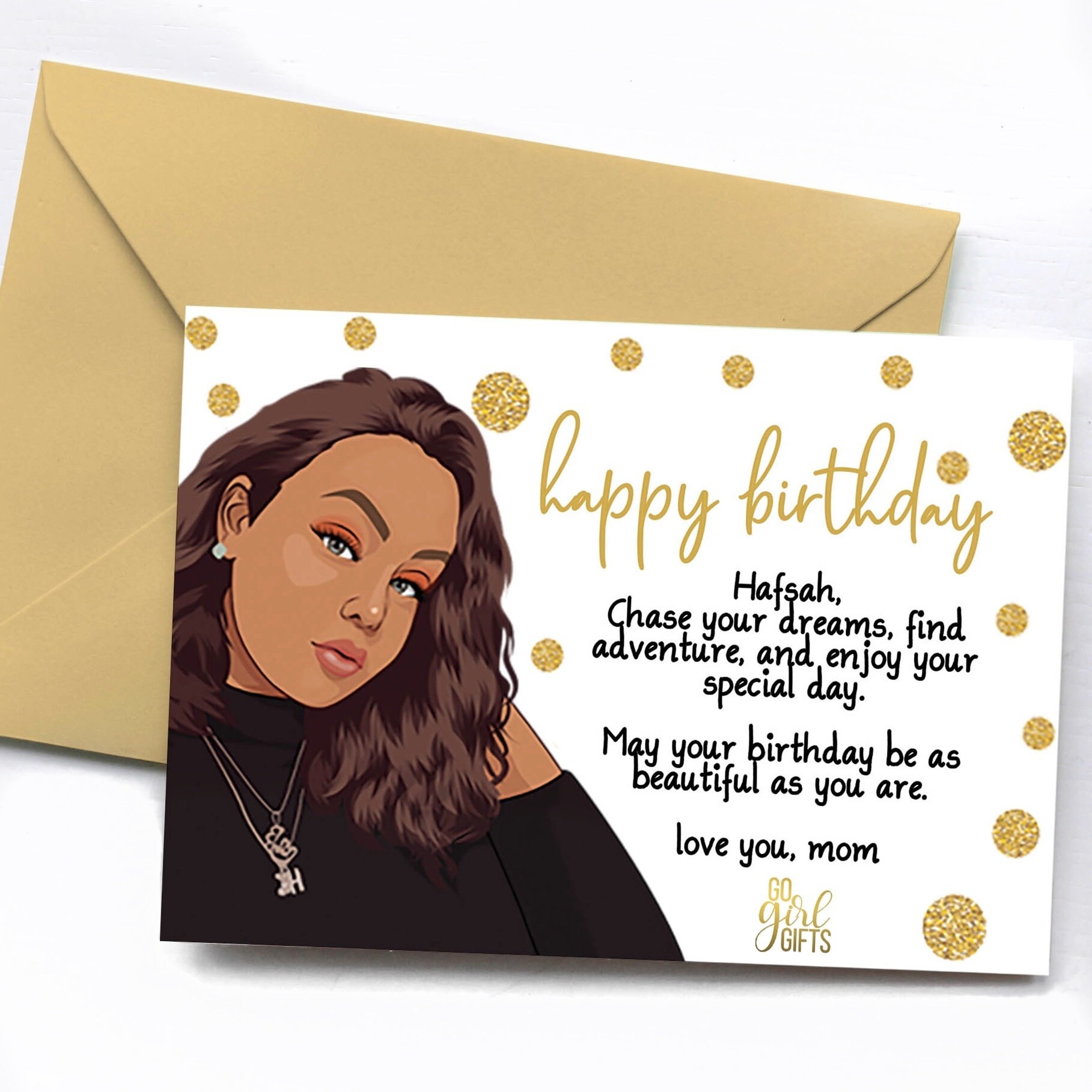 Digital Custom Birthday Card Illustrated Cards Greeting Etsy Canada