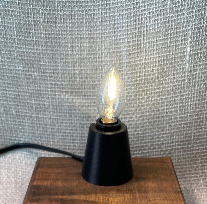 Light for Glass Art 3D Print Art Light Free Standing Light With 3D