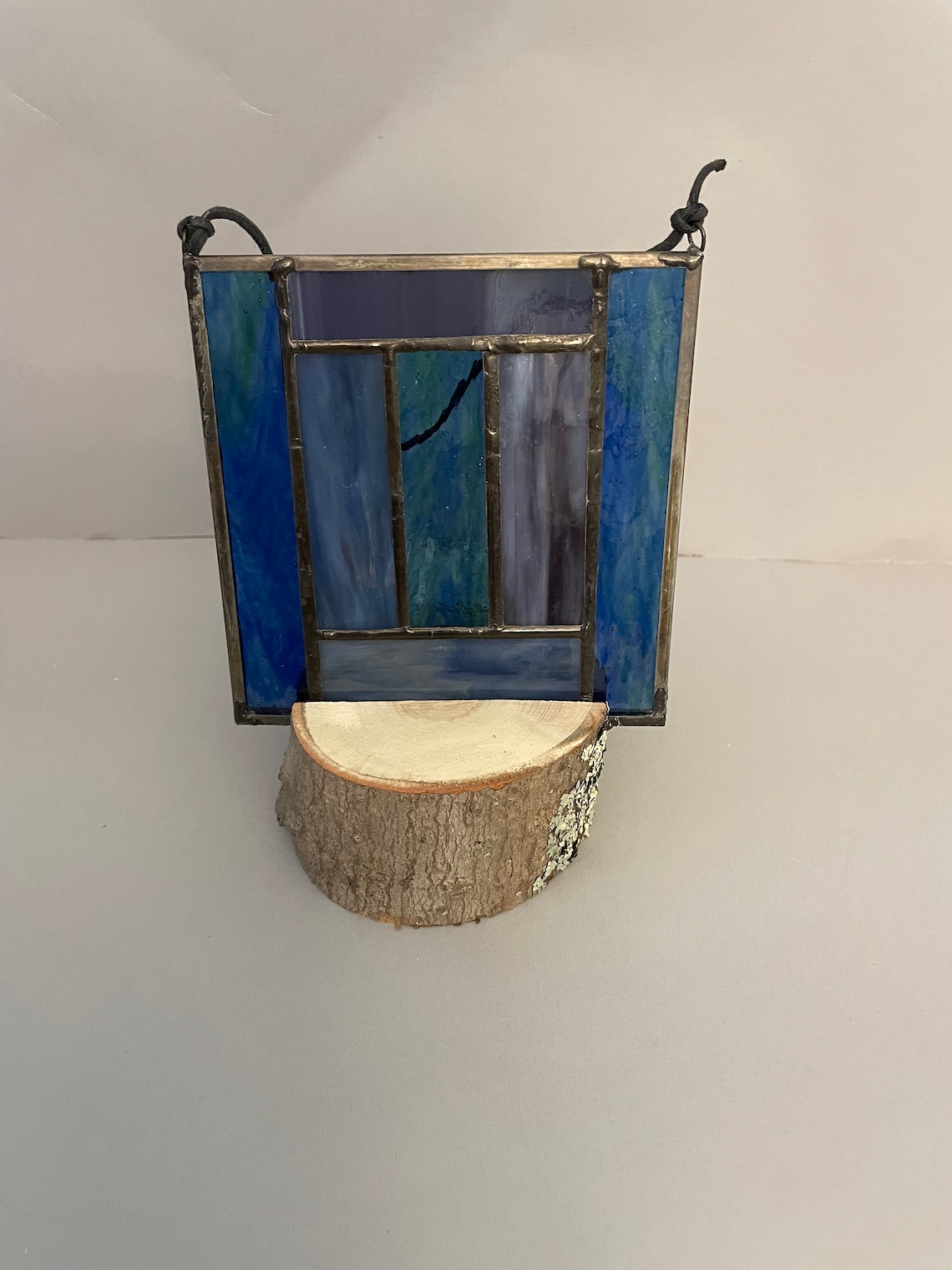 Wood Display Stand for Art Stained Glass Display Stand Fused Etsy