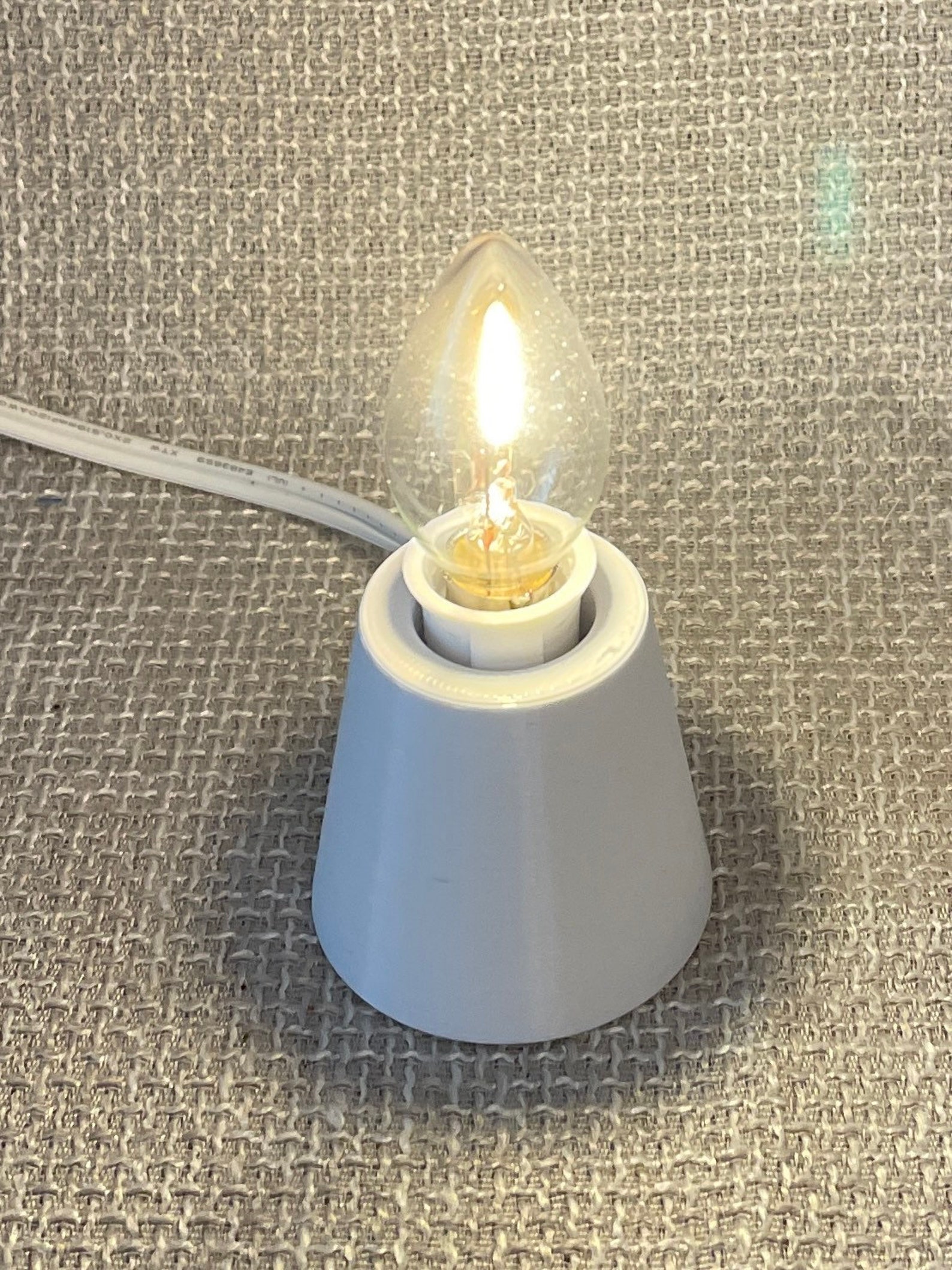 Light for Glass Art 3D Print Art Light Free Standing Light With 3D