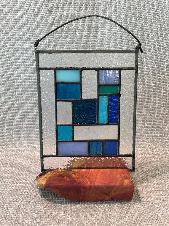 Cedar Display Stand for Art, Stained Glass Display Stand, Fused Glass  Stand, Log Art Stand, Flat Canvas Art Display, Art Display, Sign Stand 