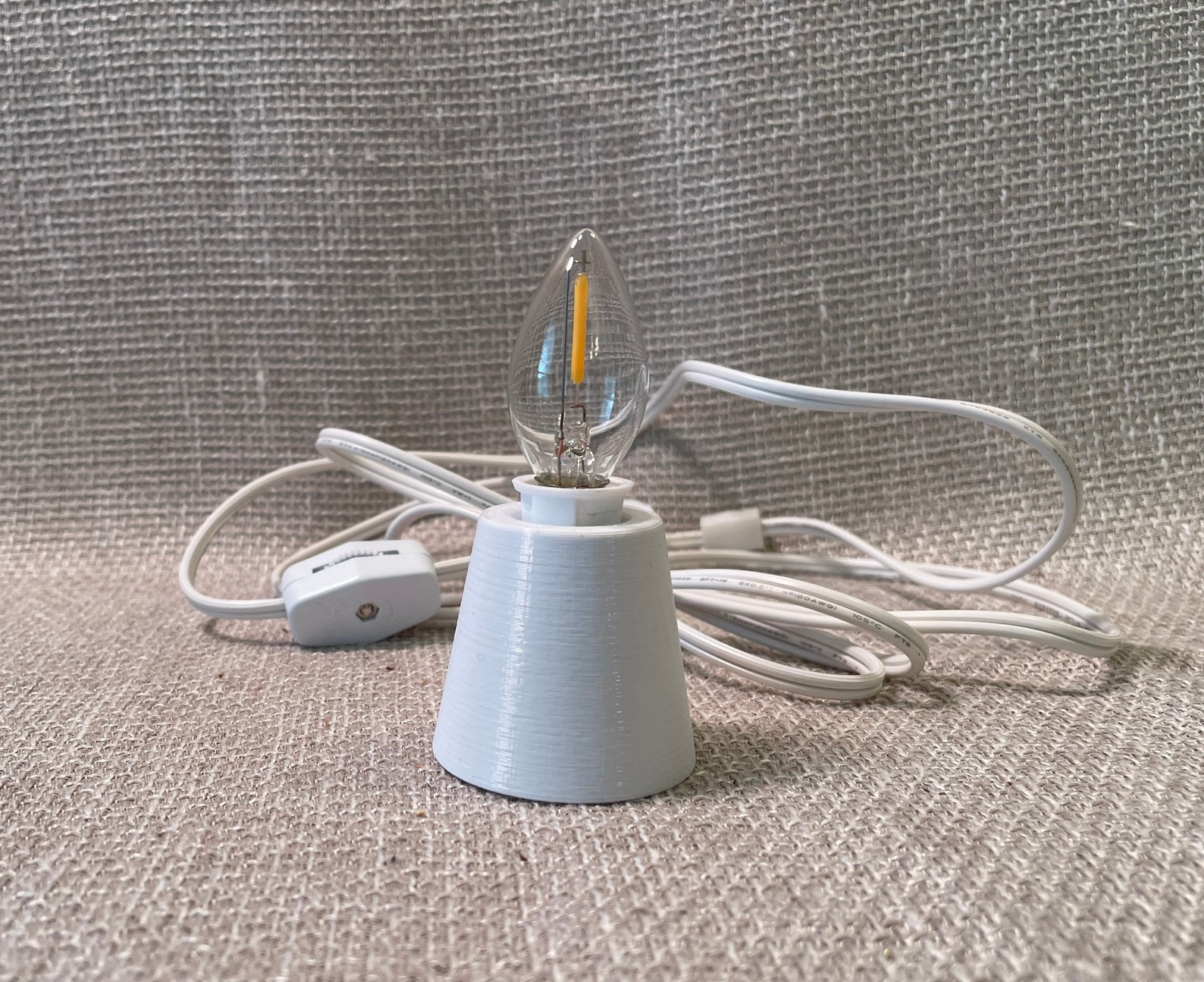 Light for Glass Art 3D Print Art Light Free Standing Light With 3D