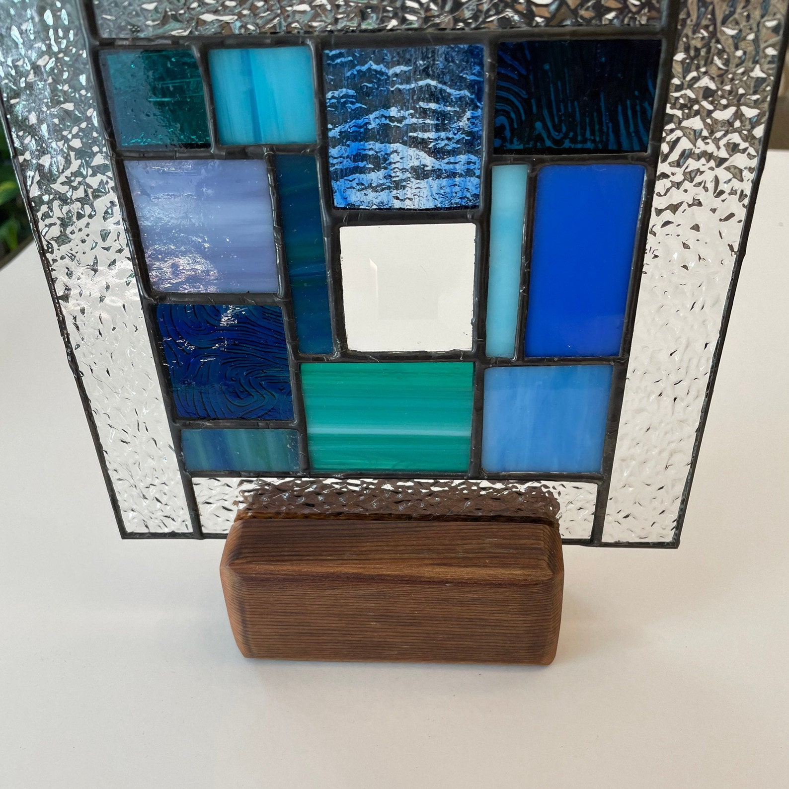 Display stand for art Stained glass display stand Fused Etsy