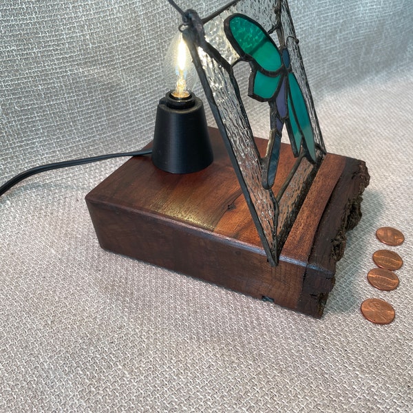 Fused Glass Lamp Etsy