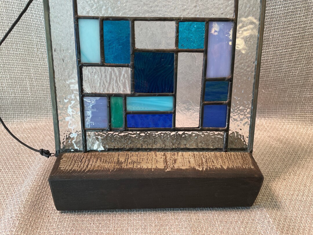 2 Sided Display Stand, Fused Art Stand, Stained Glass Stand, Art Holder