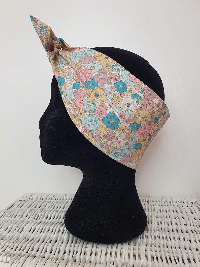 Retro Head Accessory Retro Head Scarf Hair Wrap Pin up Style Hair Accessory | Etsy