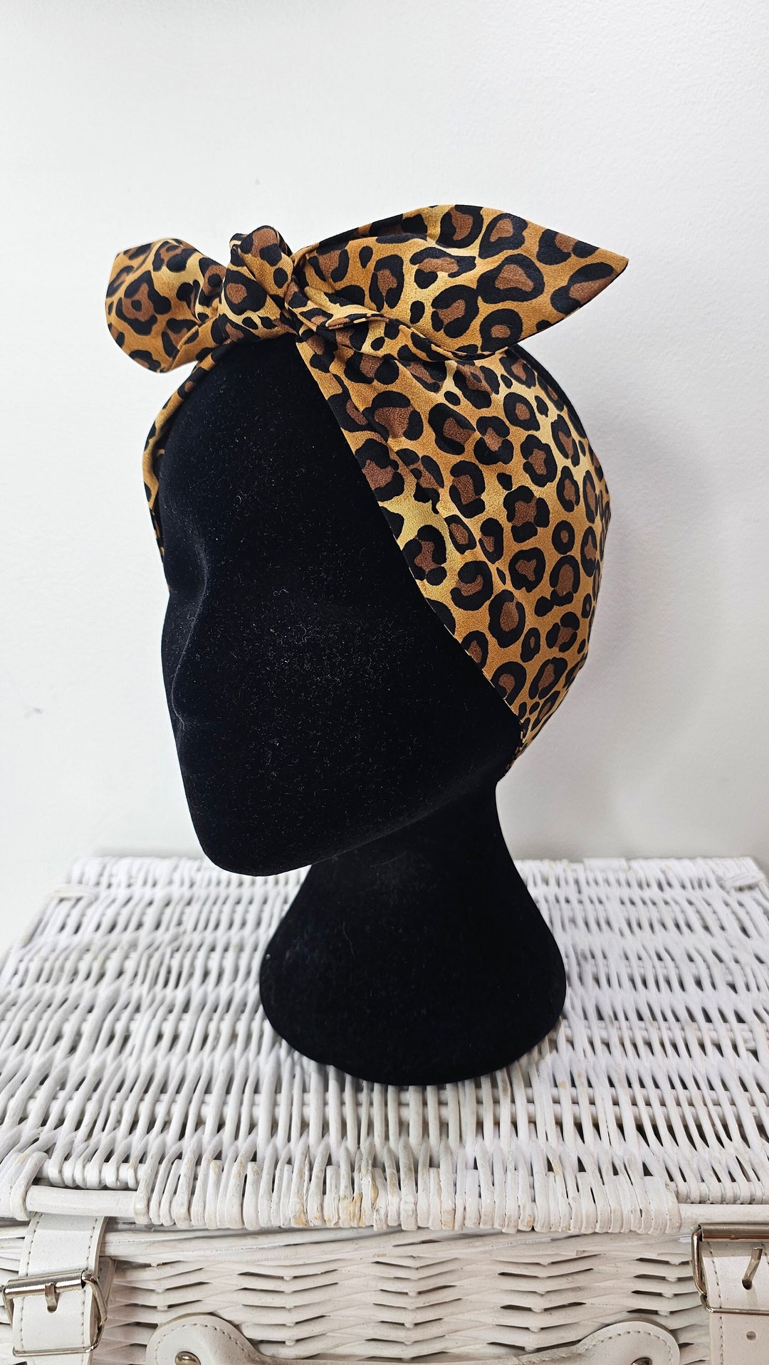 ハット Leopard Print Bow Scarf Hat Leopard Print Bow Scarf Hat – ARCANA ARCHIVE