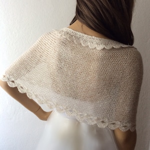 Sheer Wedding Shawl, Evening Shawl, Shoulder Cover Up, Bridal Shawl, Evening Wrap, Bridal Cover Up, Wraps Shawls