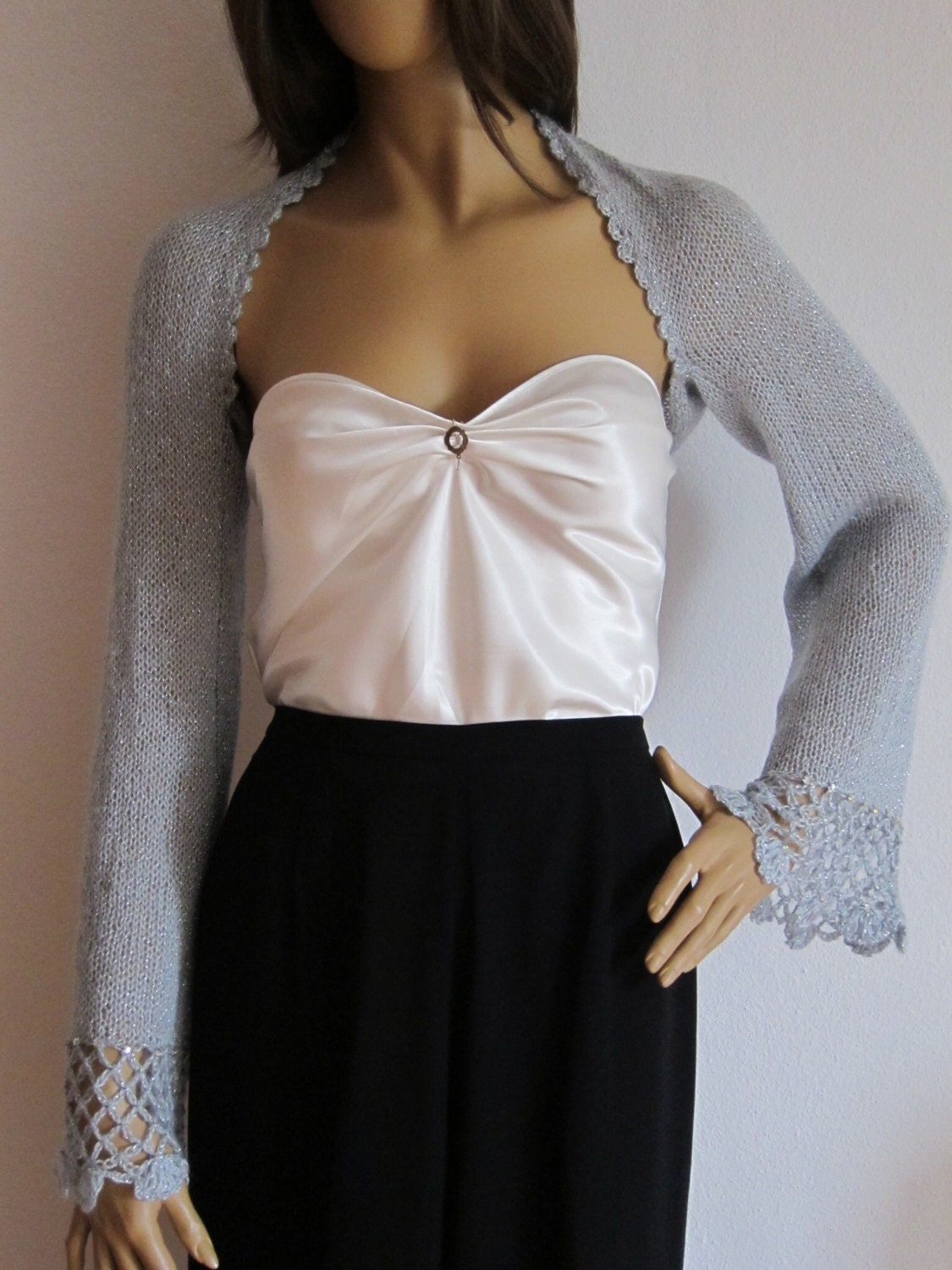 shrug shawl with sleeves