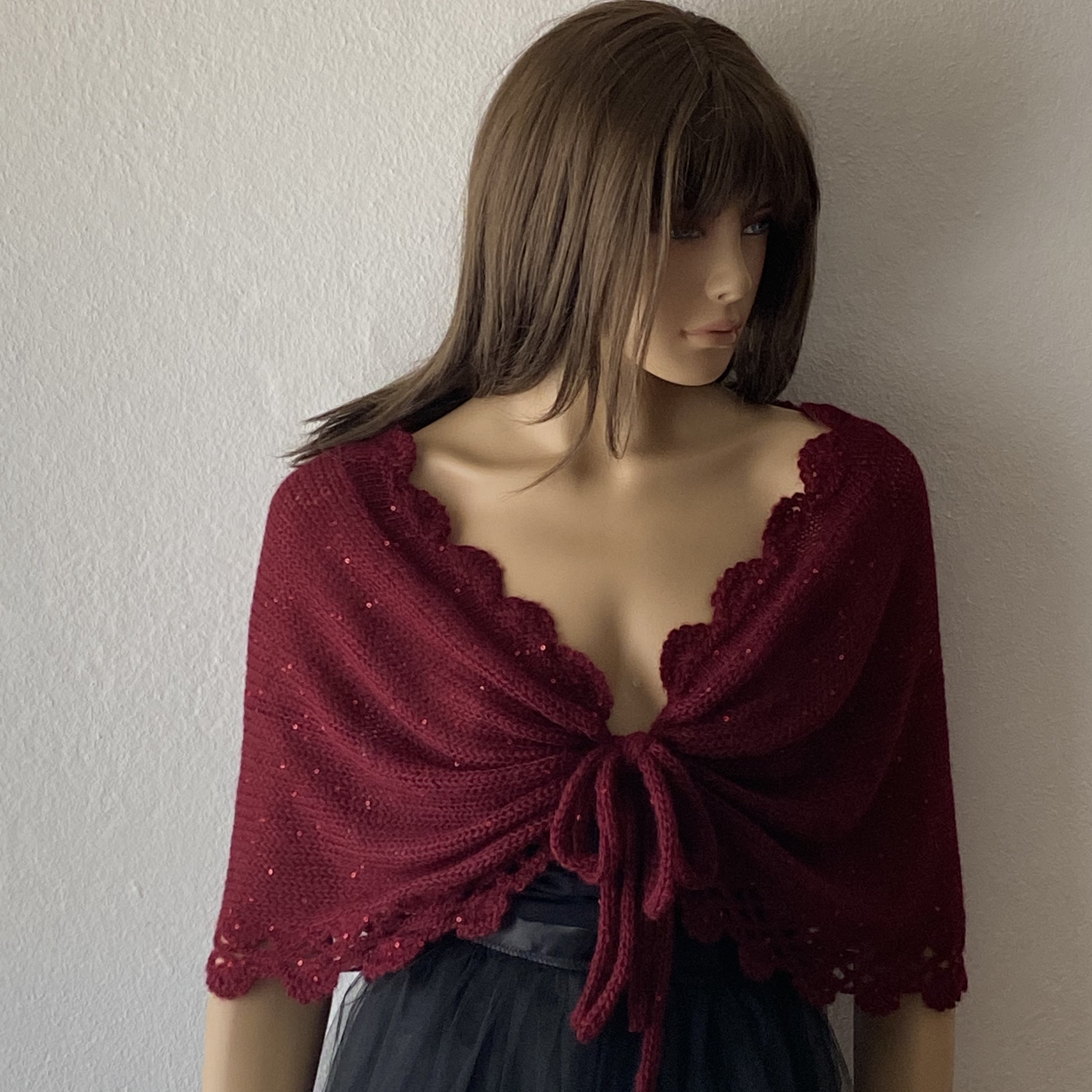 shawl for sequin dress