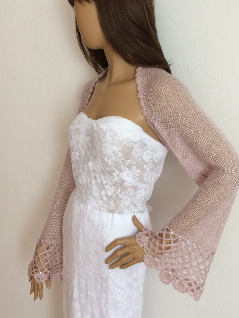 shrug shawl with sleeves