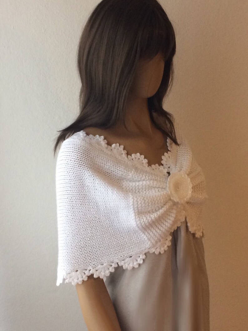 shawl for white dress